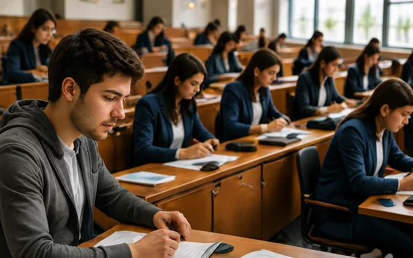 Aktif eğitim faaliyetlerinin sürdüğü kampüs
