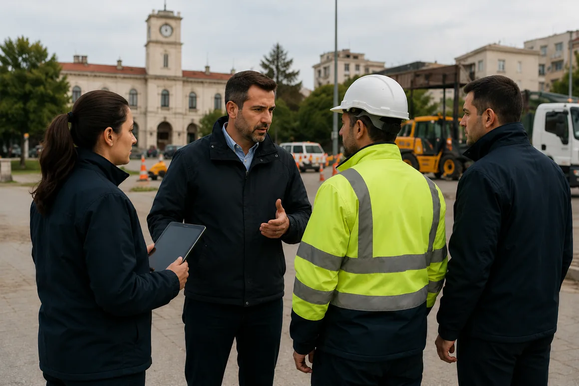 Belediye ve kamu hizmetleri saha ekiplerinin birlikte çalıştığı ortam